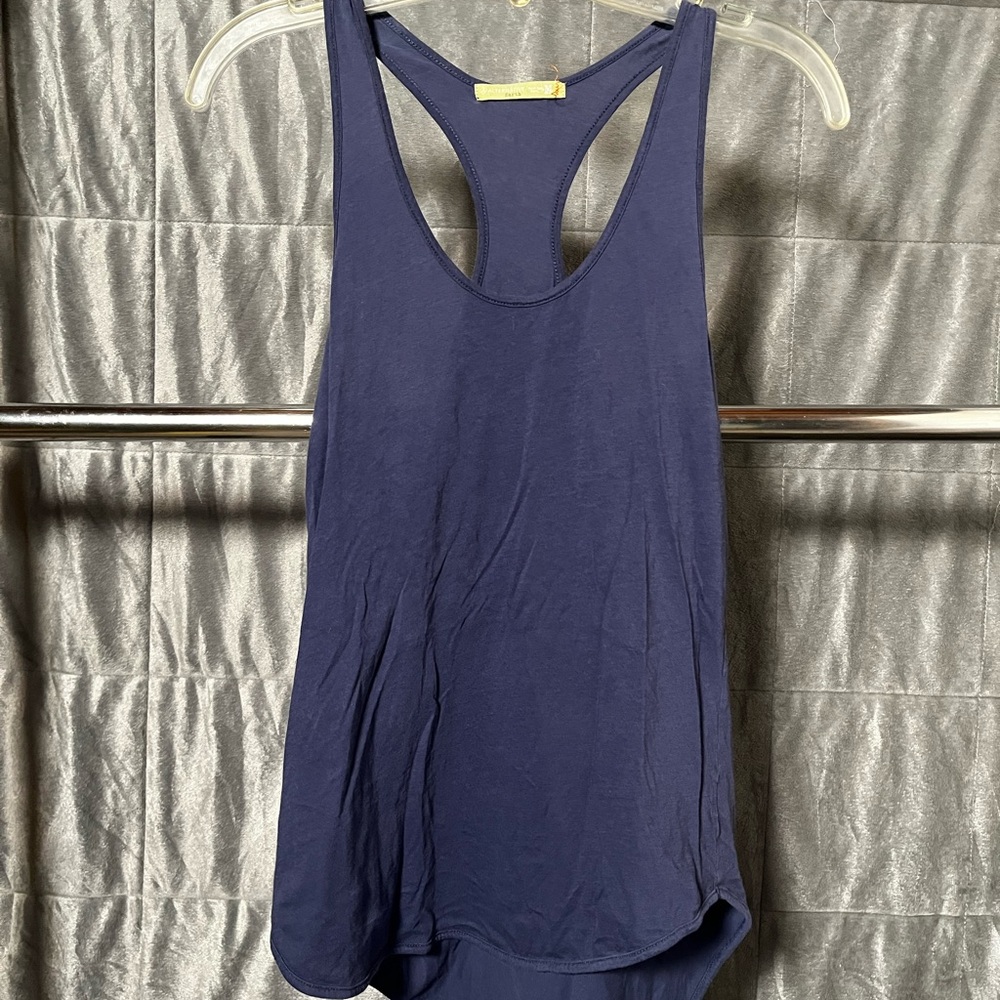 Alternative Deep Blue Racerback Tank Top